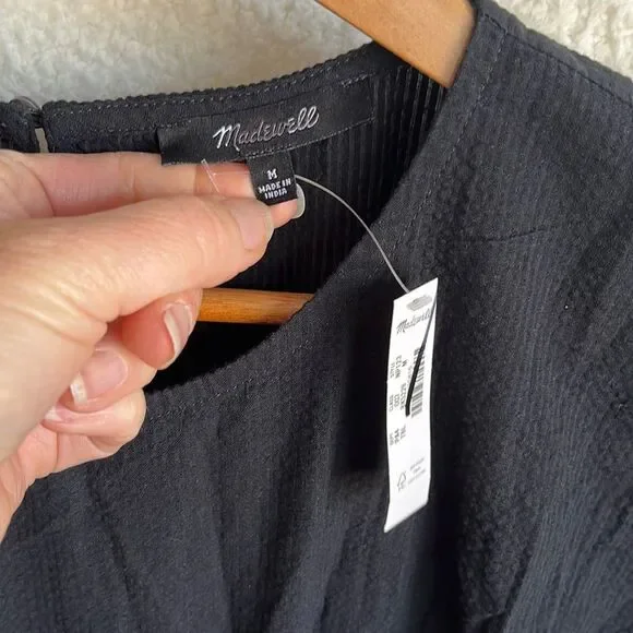 Madewell Black Midi Dress - Picture 5 of 8